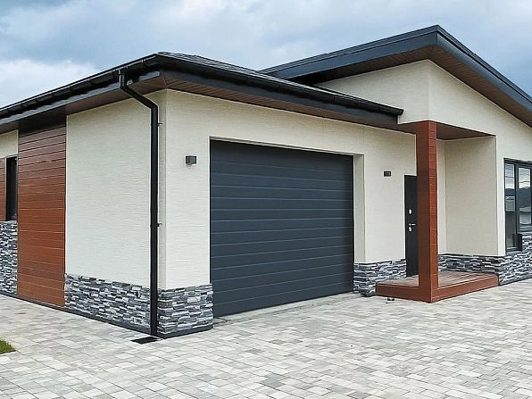 Секционные ворота 3500х2700 мм антрацитовые DoorHan RSD02, almetevsk.doorhan.ru
